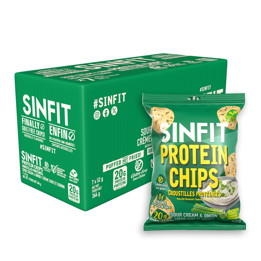 Sour Cream & Onion Protein Chips