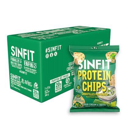 Sour Cream & Onion Protein Chips