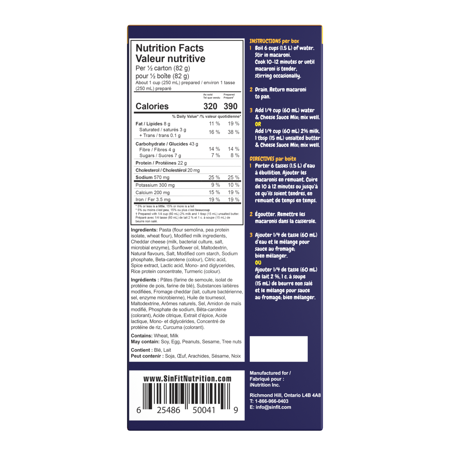 High Protein Macaroni & Cheese