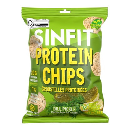 Dill Pickle Protein Chips