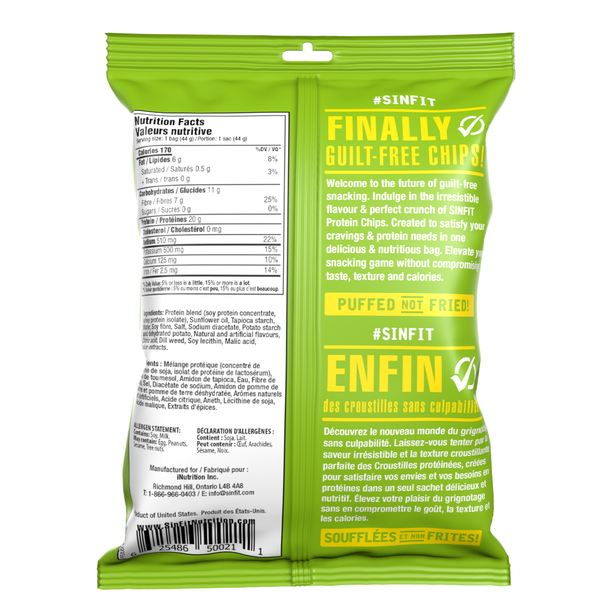 Dill Pickle Protein Chips