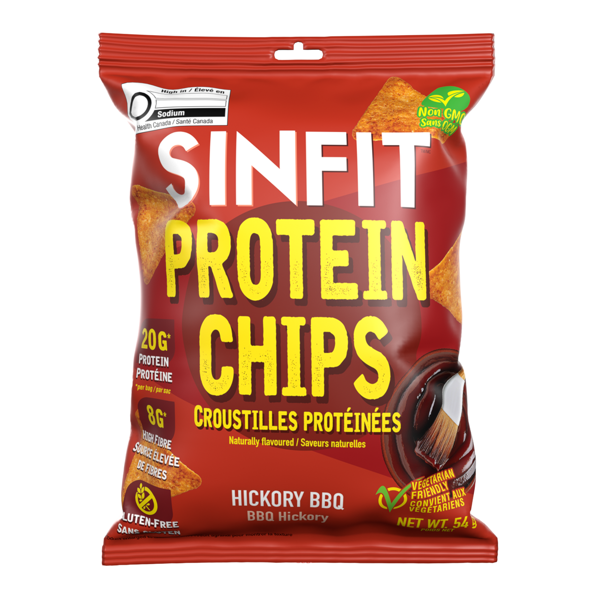 Hickory BBQ Protein Chips