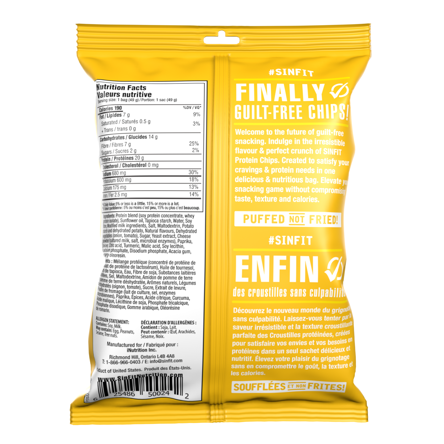 Nacho Cheese Protein Chips