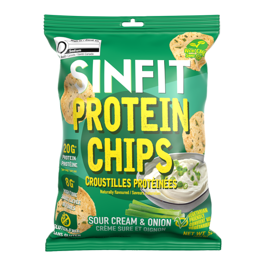 Sour Cream & Onion Protein Chips