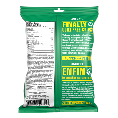 Sour Cream & Onion Protein Chips