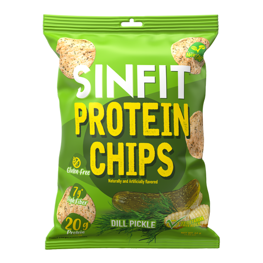 Dill Pickle Protein Chips