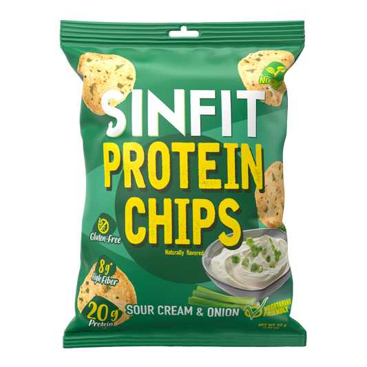 Sour Cream & Onion Protein Chips